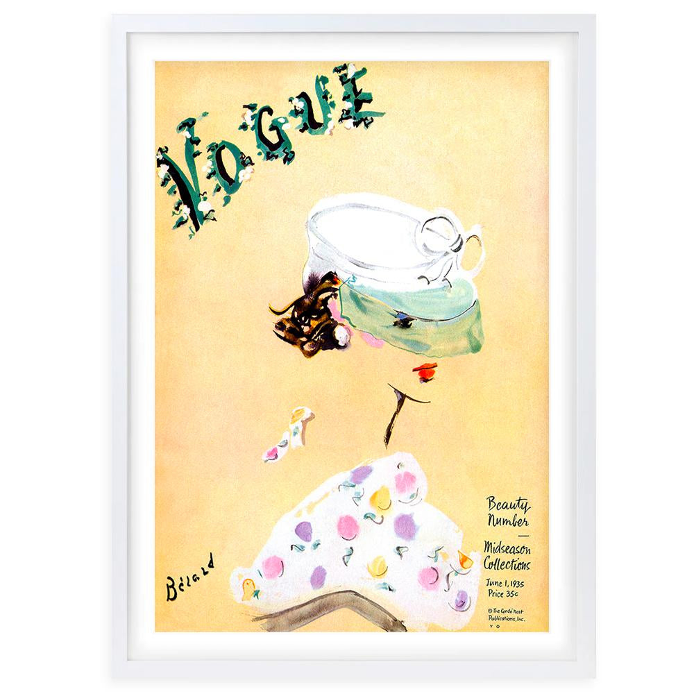 Wall Art's Vogue June 1935 1 Large 105cm x 81cm Framed A1 Art Print